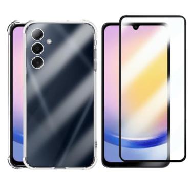 Imagem de Kit Capa Anti Impacto e Película De Vidro 3D 9D Para Samsung Galaxy A25