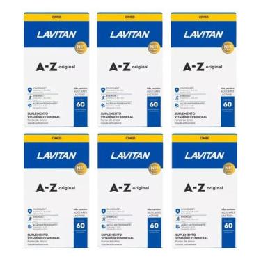 Imagem de Kit 6 Suplemento Lavitan A-Z Original Com 60 Cp - Cimed