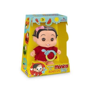 Imagem de Boneca Mônica Turma da Mônica Baby Fala Frases Adijomar