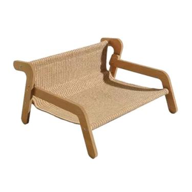 Imagem de Fenteer CAT Scratcher Lounge Bed Scrtand Pad Cozy Cosy Sturdy, Modern, 2 em 1, Pet Furniture Rest and Play Indoor Cat Couch Scratch Pad