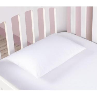 Imagem de Travesseiro Infantil Baby Toque De Pluma Percal 200 Fios - Cacá Enxova
