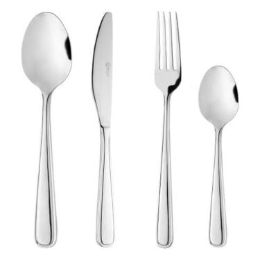 Imagem de Faqueiro Wolff Mesa Posta Nice 16 Peças - Aço Inox Cor Nice