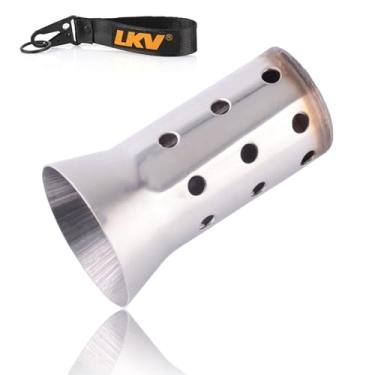Imagem de LKV Silenciador Universal Para Motocicleta Db Killer 51 Mm, Eliminador De Ruído Removível E Compatível Com Harley, Moto Guzzi, Honda, Kawasaki, Suzuki, Yamaha, Cruiser, Scooter