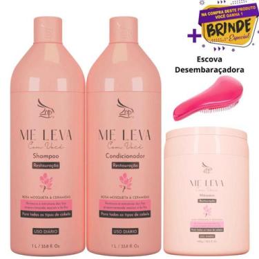 Imagem de Zap Kit Me leva Shampoo, Condicionador + Máscara  Rosa Mosqueta e Cera