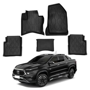 Imagem de Jogo Tapete Elevado Bandeja Fiat Toro 2017/... - Sanfris