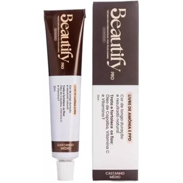 Imagem de Tintura Beautify Pro Para Cílios e Sobrancelha Brow Lamination (Castanho, 20ml)