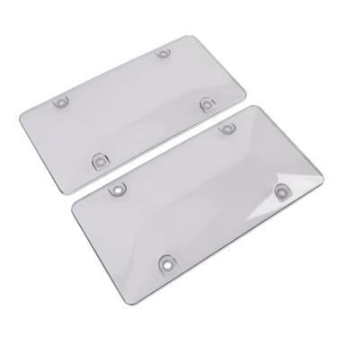 Imagem de Placa Placa Chega Clear Protective Shield Fit para Nós e Placas de Carro CA 2 PCs 12x6in