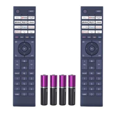 Imagem de Kit 2 Controle Remoto Para Toshiba Smart TV CT95043 CT-95051 - Lelong