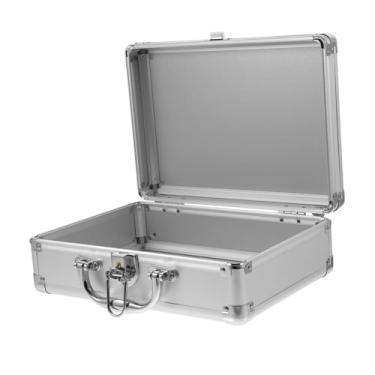 Imagem de SEWOART Fechadura de chave de senha para mala de mão liga de alumínio, Prata, 29.00X20.50X10.50CM