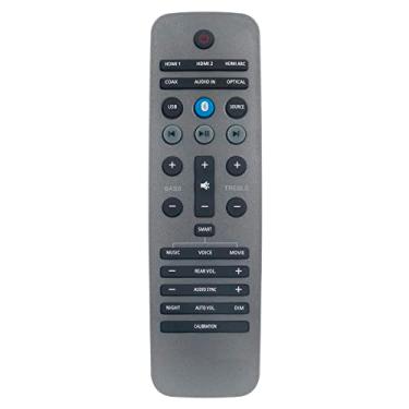 Imagem de PERFASCIN Controle remoto infravermelho substituto para alto-falantes Philips Fidelio Wireless E6 5.1 Surround Cinema