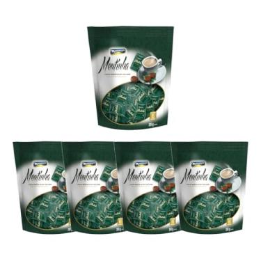 Imagem de Kit 5 Mentinha Pastilha De Chocolate Ao Leite 300g