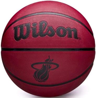 Imagem de Bola de Basquete Wilson NBA Team Tribute Solid Miami Heat