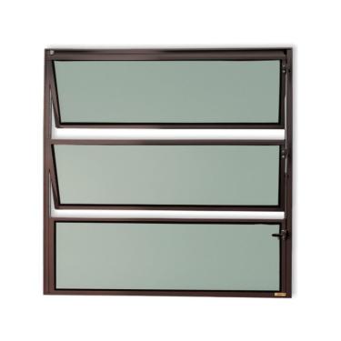 Imagem de Basculante Master Vidro Boreal 60cm X 80cm Brimak Corten