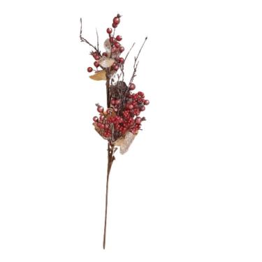 Imagem de Galho Decorativo Natal Baga De Berry Frutas Silvestres 60 Cm
