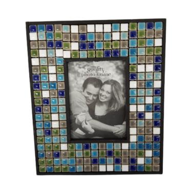 Imagem de Porta Retrato Mosaico 28Cm X 23Cm