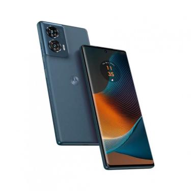 Imagem de Smartphone Motorola Edge 50 Fusion 5G Blue Teal 256GB Tela Azul