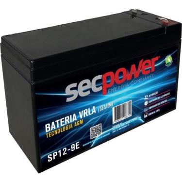 Imagem de Bateria Selada 12v 9ah Sp12-9e Secpower