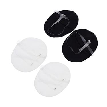 Imagem de SHERCHPRY 2Pares Almofadas de Suor Portáteis Axilas de Almofadas Reutilizáveis e Absorventes Design Confortável e Compacto Diário e Viagens