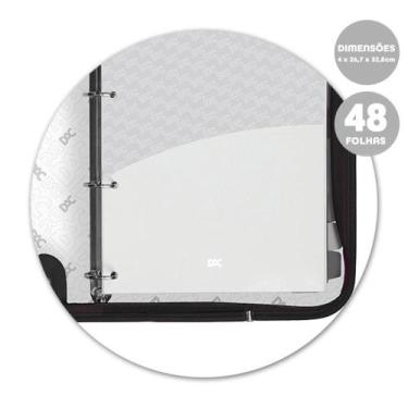 Imagem de Fichário Universitário All Black/Preto 267X328Mm 48Fls Dac