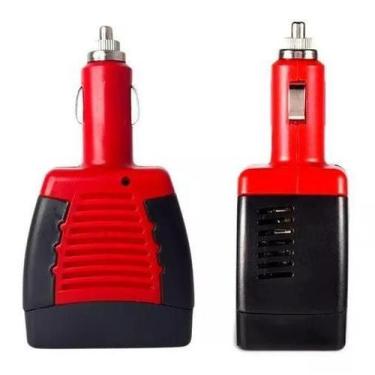 Imagem de Inversor 12V Bivolt Carro Tomada E Usb 150W Potente Com - Inversor Con