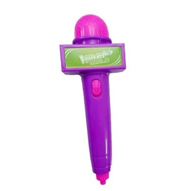 Imagem de Microfone Infantil Sai A Voz Brinquedo Criança