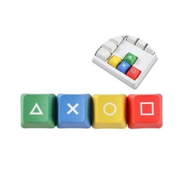 Imagem de NuyoahLoBo Keycaps Diy - 4 Oem De Pbt Com Tinta Sublimada Personalizada Para Teclas Direção Teclado Mecânico Gamer (B)