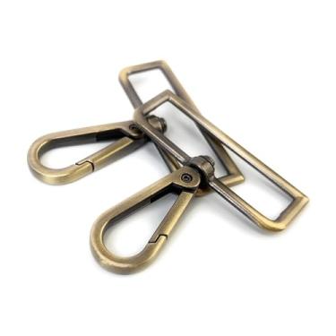 Imagem de VersaKits 10 Peças De Fechos Giratórios Latão 2" Com Argola Em D, Garra Lagosta, Ganchos Pressão Para Portão, Clipes Gatilho Fabricação Alças Chaveiro Bolsa