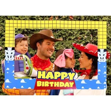 Imagem de LaVenty Decorações De Aniversário Com Tema Brinquedo, Cabine Fotos, Adereços, Molduras, Suprimentos, Lembrancinhas Para Meninos