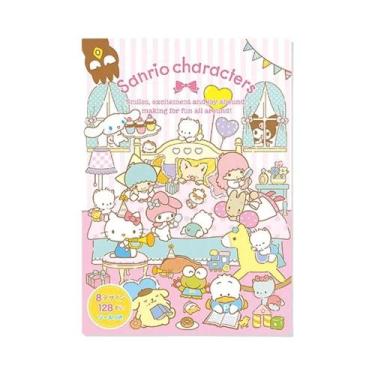 Imagem de Livro De Adesivos Fofo Sanrio Melody Cinnamoroll Kitty Papel De Notas 