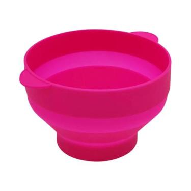 Imagem de Pipoqueira De Vidro Para Micro-ondas Com Tampa Dobrável De Silicone E 