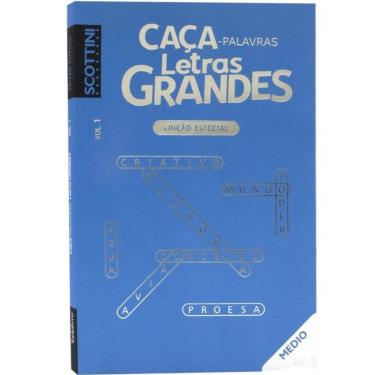 Imagem de Scottini touch: Caça-palavras Letras Grandes Médio V1