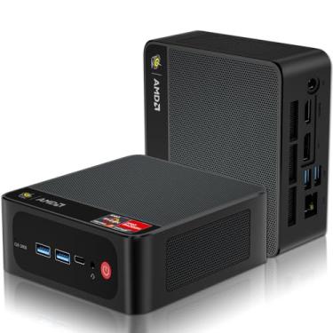 Imagem de Beelink Mini Pc Ser5, Amd Ryzen 5 5500U (6C/12T, Até 4,0 Ghz), Minicomputador Com Ssd Ddr4 De 16 Gb/Nvme 500 Gb, Suporte Para Tela Dupla (Hdmi + Dp/4K), Wi-Fi 6, Bt5.2, Tipo C, Lan 2,5 G