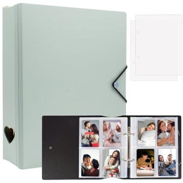 Imagem de Tugle Álbum De Fotos Com 200 Bolsos Para Fujifilm Instax Mini 11, 12, 9, 8+, 8, 7+, Filme Liplay, Fichário Cartões Fotos, Impressora Polaroid Snaptouch Pic-300 Z2300, Livro 2X3, Cartão Kpop