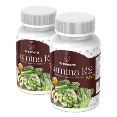 Imagem de Vitamina k2 MK7-60 Cápsulas - Greenora (Kit 2)