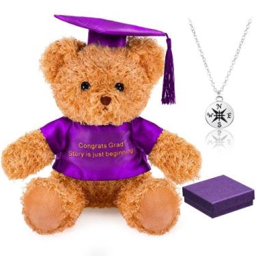 Imagem de Conjunto de presentes de formatura Zhanmai 2025 com urso de pelúcia e 