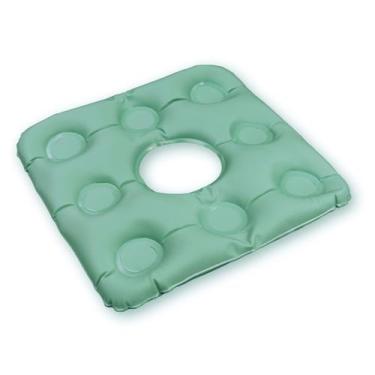 Imagem de Almofada Ortopédica Caixa de Ovo Quadrada com Orifício Inflável 2 em 1