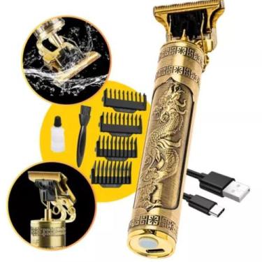 Imagem de Barbeador Eletrico Masculino Corta Cabelo Profissional - Dragão, Bivol