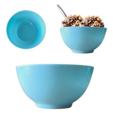 Imagem de Tigela Bowl em Melamina Redonda Para Sobremesa 450ml Azul - Sk