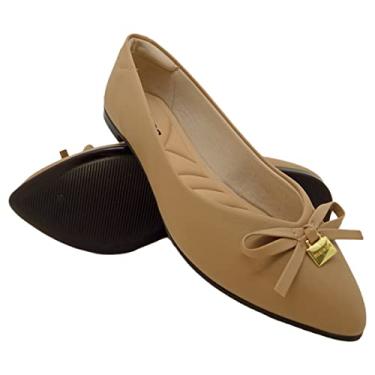 Imagem de Sapatilha Casual Feminina Moleca Com Laço Macia Leve 5635 838