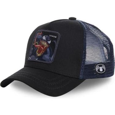 Imagem de Boné Snapback de Beisebol Marvel - Unissex, Algodão, Desenho Animado, 