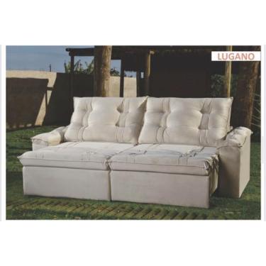 Imagem de Sofá retrátil e reclinável Lugano Gold 2,90m - Estofados Mariá