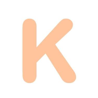 Imagem de Letras em E.V.A - Pele - Extra Festas, K