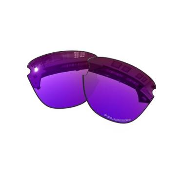 Imagem de OOWLIT Lentes de substituição compatíveis com óculos de sol Oakley Frogskins Lite OO9374 Cosmic Polarized