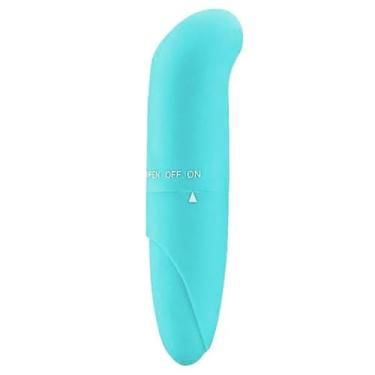 Imagem de Vibrador Ponto G Feminino Portátil com Vibração para Iniciantes ABS Discreto Multivelocidade [AZUL] 5131