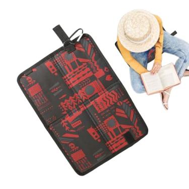 Imagem de Almofada de Assento Dobrável - Coxim para Cadeira de Campismo | Almofada Dobrável Portátil E Confortável Para Uso Em Mochilão, Casa, Acampamento, Viagem, Piquenique E Local De Trabalho