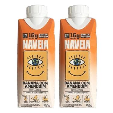 Imagem de Kit 2X: Shake Proteico Vegano Banana com Amendoim Naveia 250ml