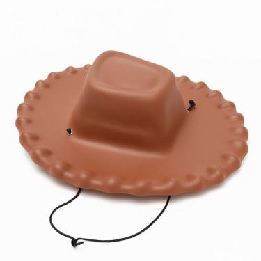 Imagem de Chapeu Cowboy Estilo Woody Toy Em E.V.A - Festas e Fantasias, Marrom