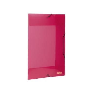 Imagem de Pasta Aba Elástico Ofício Top Line, Dello, Vermelha, 0233.U.0050, Unidade