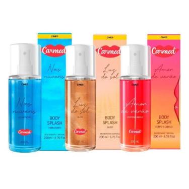 Imagem de Kit Carmed Body Splash Nas nuvens Amor de verão e Luz do Sol