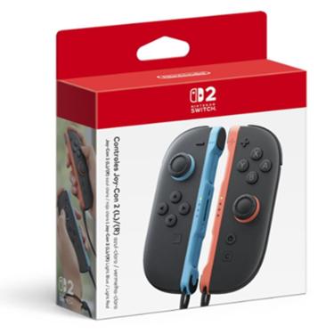 Imagem de Controles Joy-Con 2 Azul Claro e Vermelho Claro